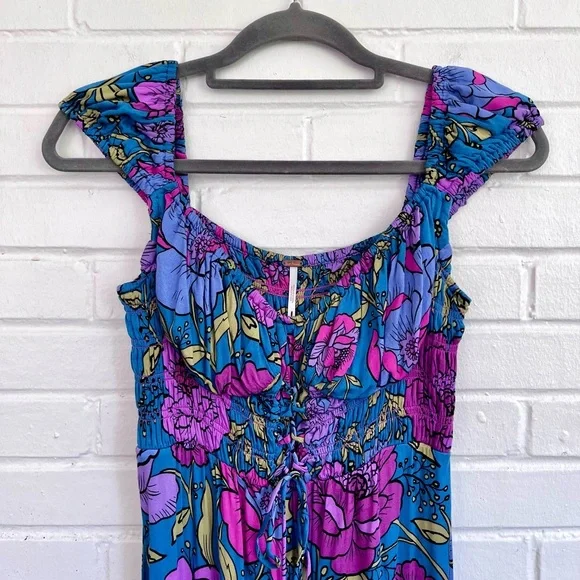 Free People “Rolling Hills” Wide Leg Jumpsuit, SZ Small EUC! - Picture 3 of 10